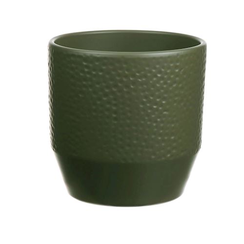 1x Ceramic Pisa Pot - With Dots - Various Colours