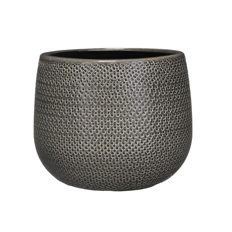 Gabriel Round Pot - Grey - Various Sizes