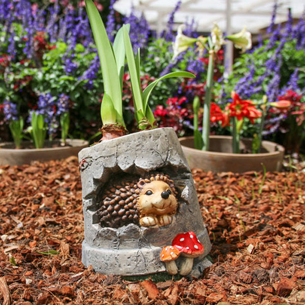 Hedgehog Trunk Flower Pot
