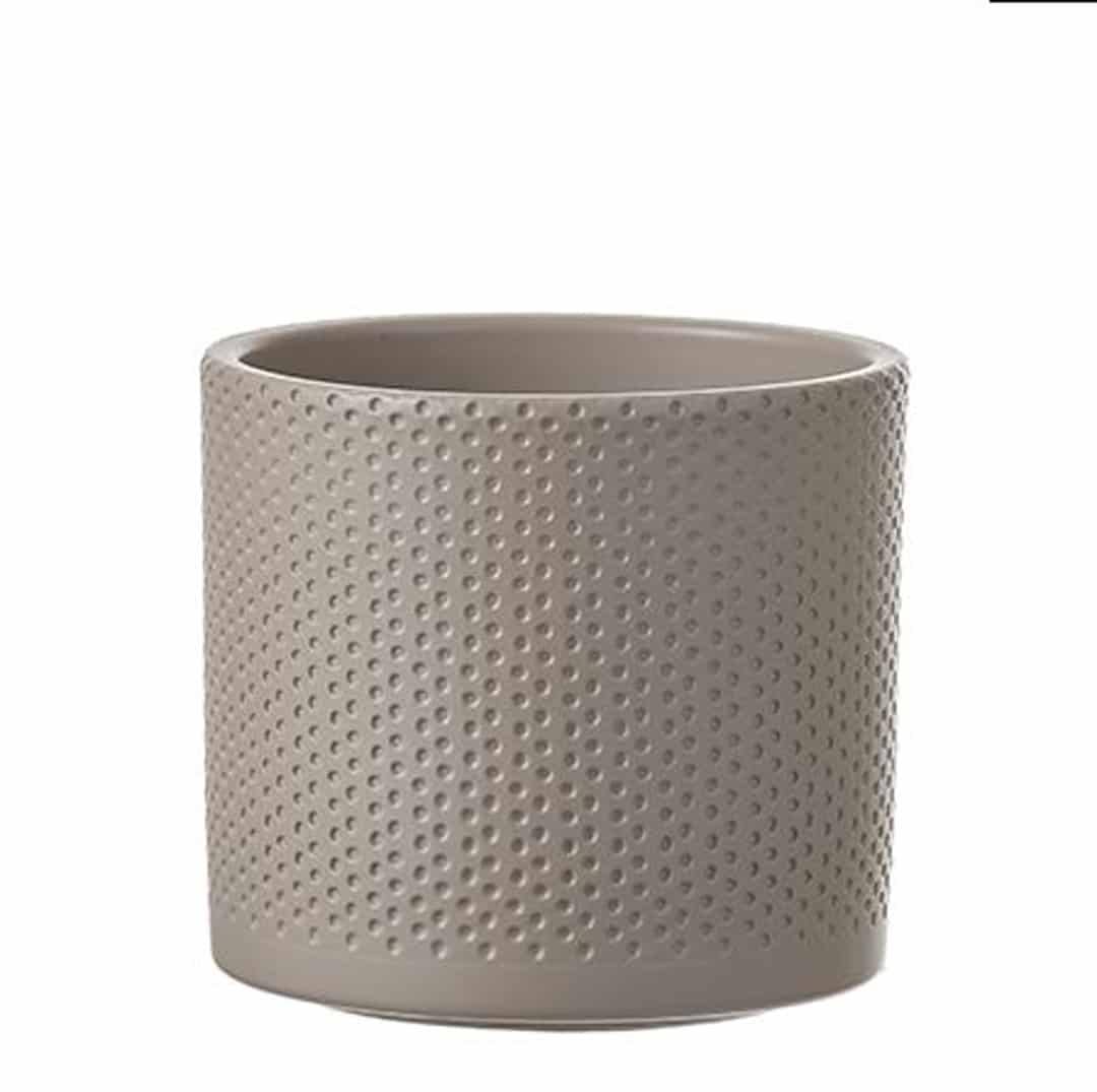 Era-pot-round-taupe-relief---h12,5xd13,5cm-