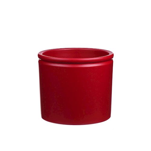 Lucca Pot Wine Red D14x12.5