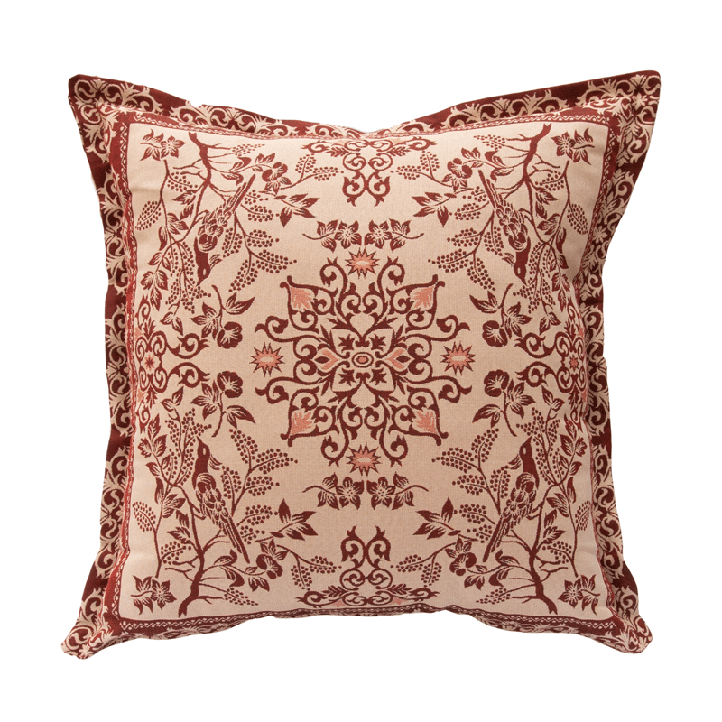 Mynah Bird - Oxford Finish Cushion - Red 2