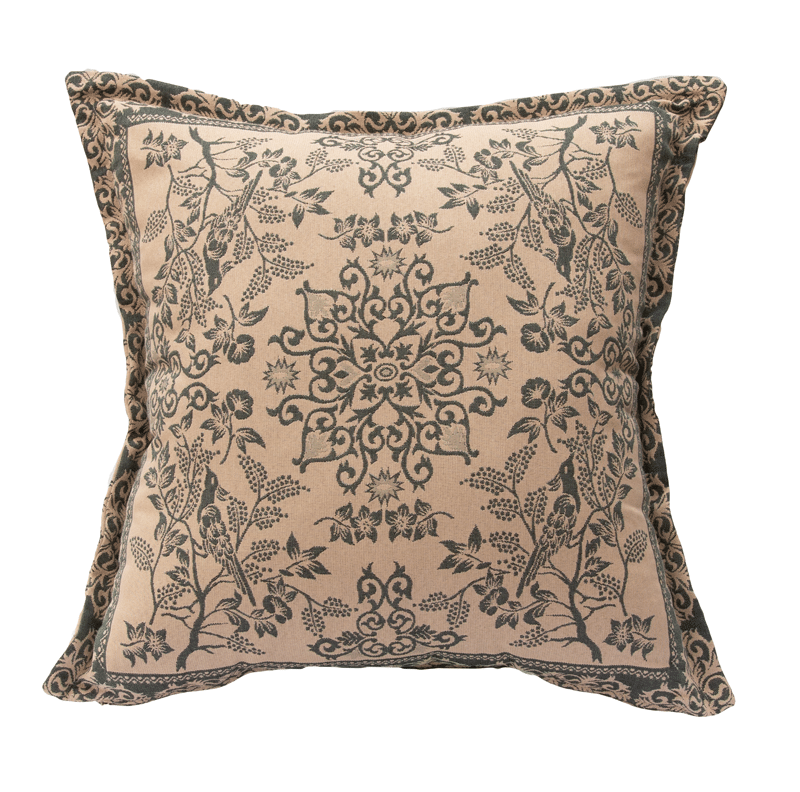 Mynah Bird - Oxford Finish Cushion - Green 2