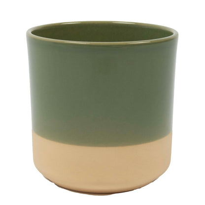 Cylinder Ceramic Dip-Dye Planter  - Various Options