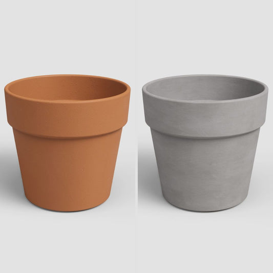 Amália Wide Pot ("CK" Terracotta Pot) - Various Colours