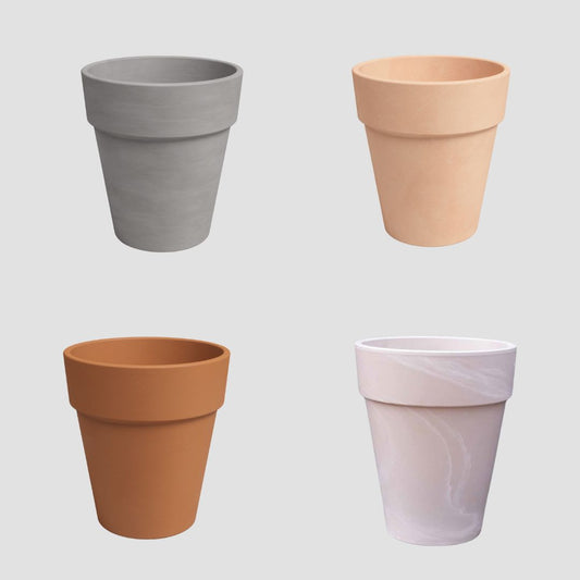 Amália High Edge Pot ("CP/High Edge" Terracotta) - Various Colours