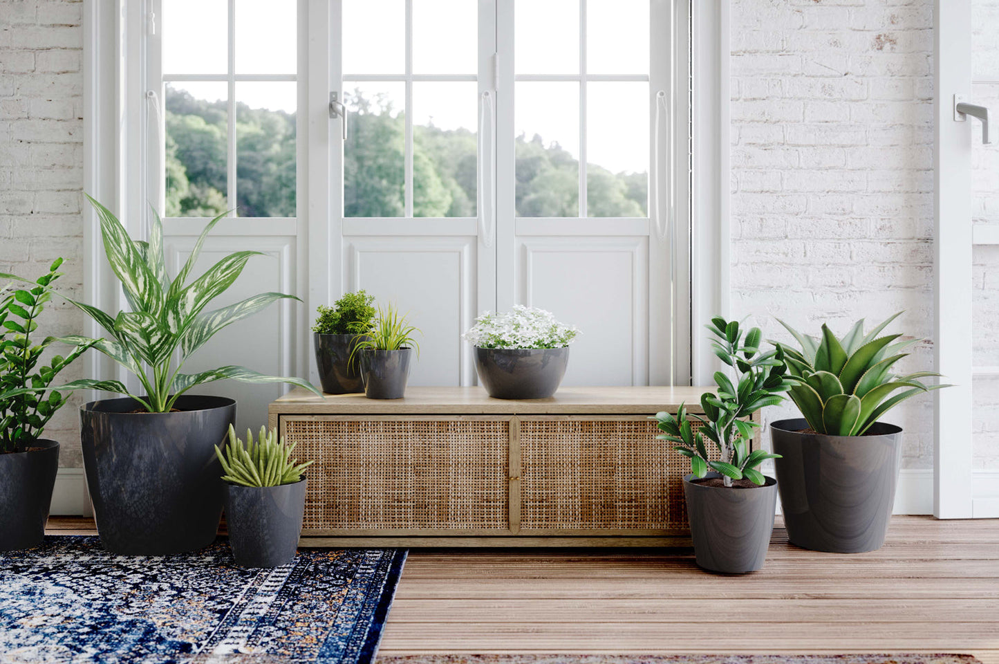 Recycled Plastic Pot - San Remo Pot - Various Options