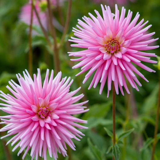 Dahlia Cactus - Pink - 2 bulbs p-pack (806)