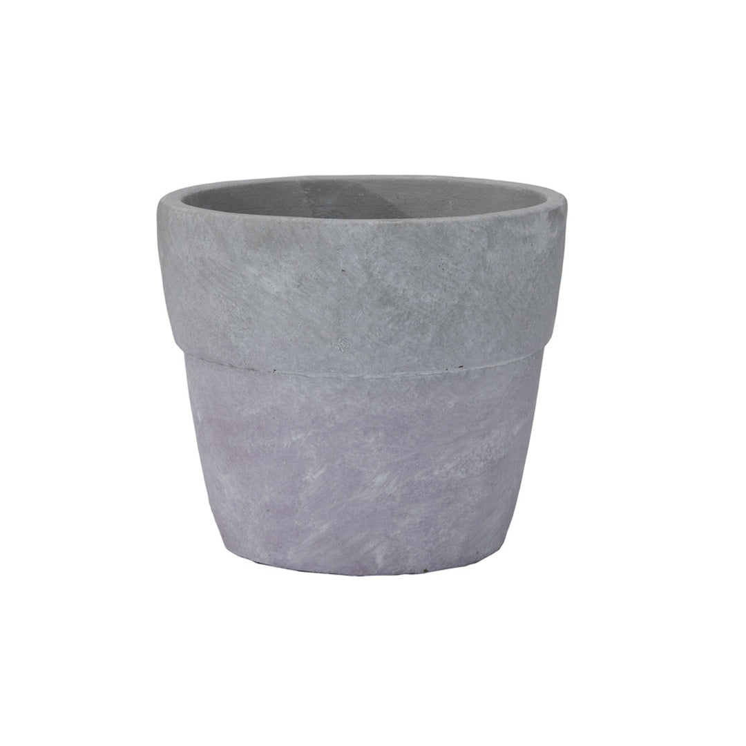 1x Concrete Base Pot - Various Colours