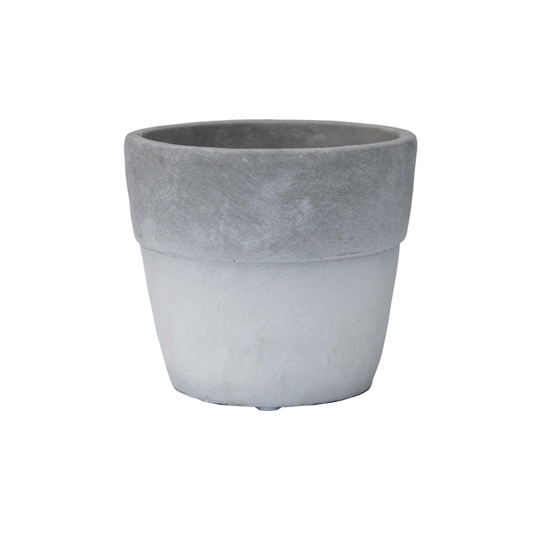 1x Concrete Base Pot - Various Colours