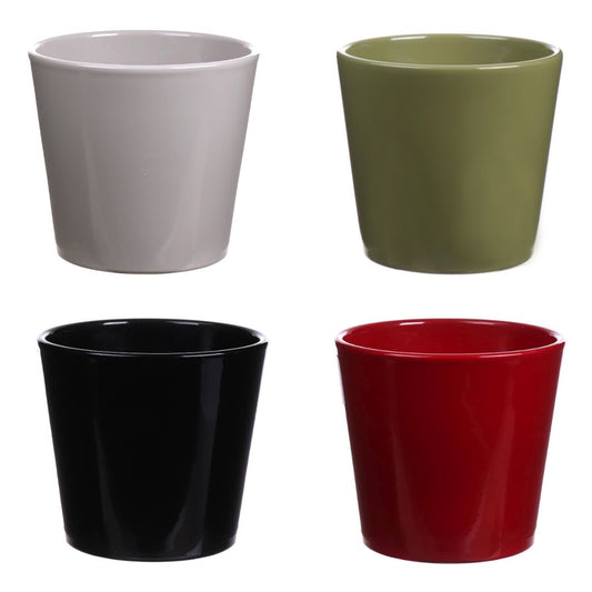 1x Dida Pot - Various Colours - D13.5cm x H12.5cm