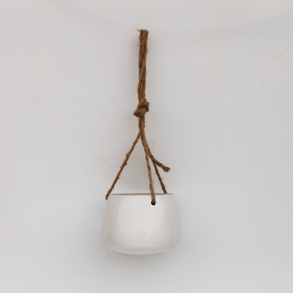 1x Ceramic Hanging Pot - Assorted Colours & Sizes