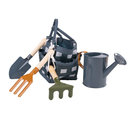 1x Kiddies Gardening Tool Bag - Navy Blue