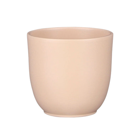 Tusca Round Pot  - Matte Ivory