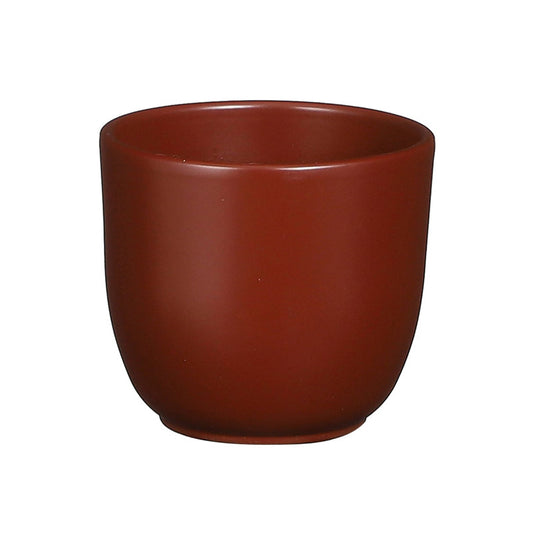 Tusca  Round Pot  - Matte Cacao