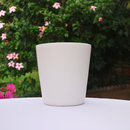 Oliva Pot  D17 - Matte White