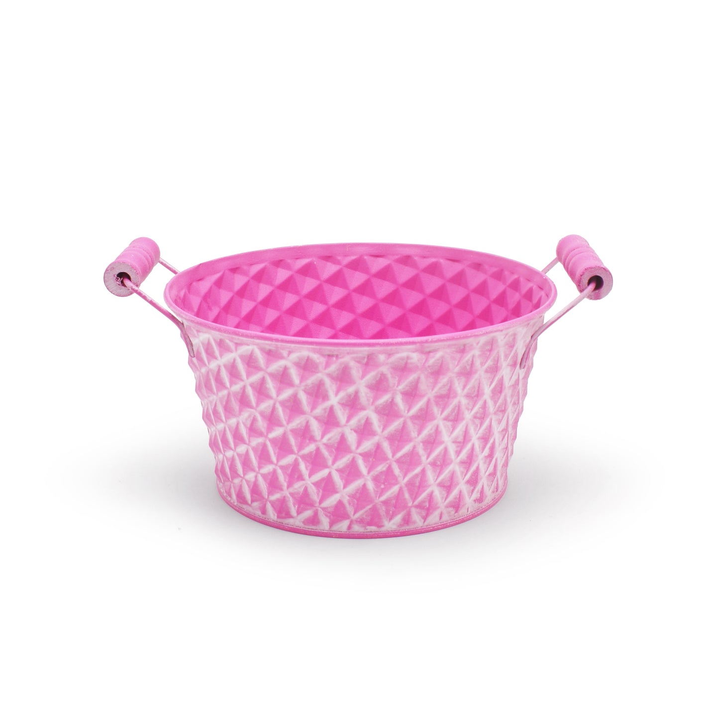Zinc Diamond Wash bowl - Pink