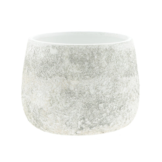1x Ceramic Lafas Pot - White - Various Sizes