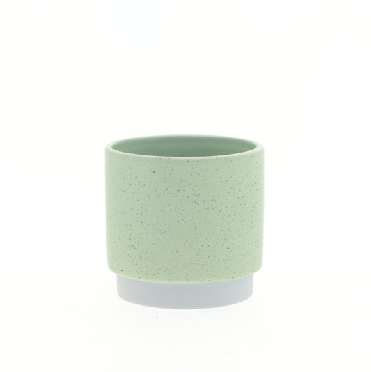 1x Ceramic Claudine Pot - Green - Various Sizes