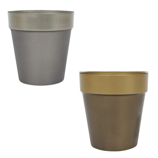 1x Sienna Zinc Pot - Various Colours