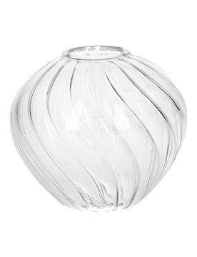 Swirled Glass Bottle