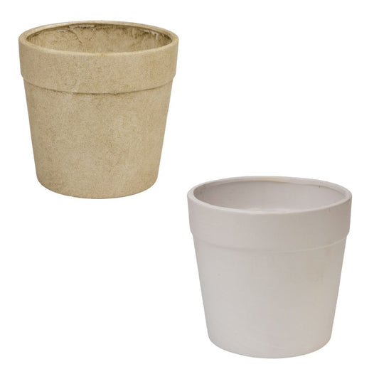 Terracotta Flower Pot - Various Colours - D16.8cm