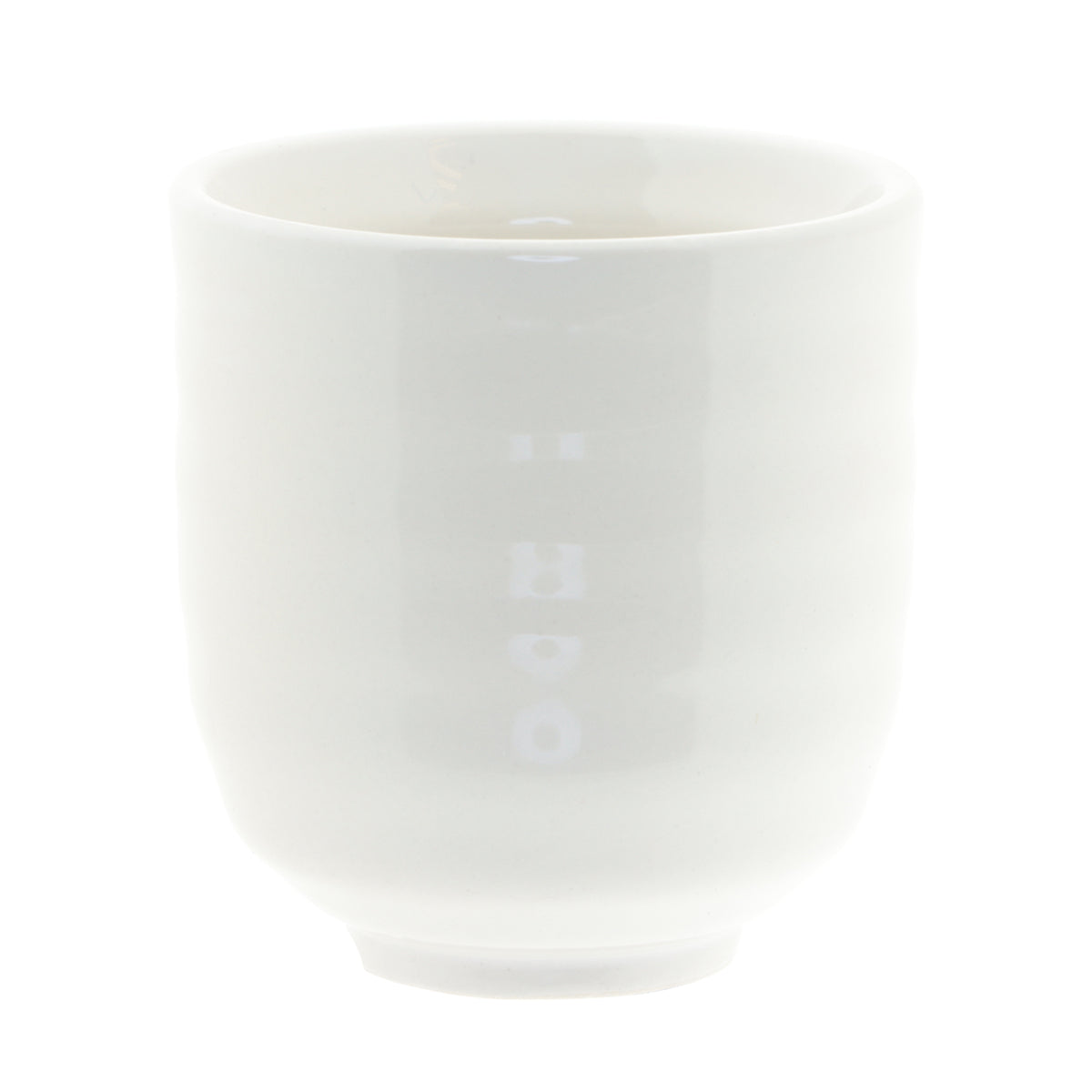 Mini Ribbed Ceramic Planter  D5.5 - White