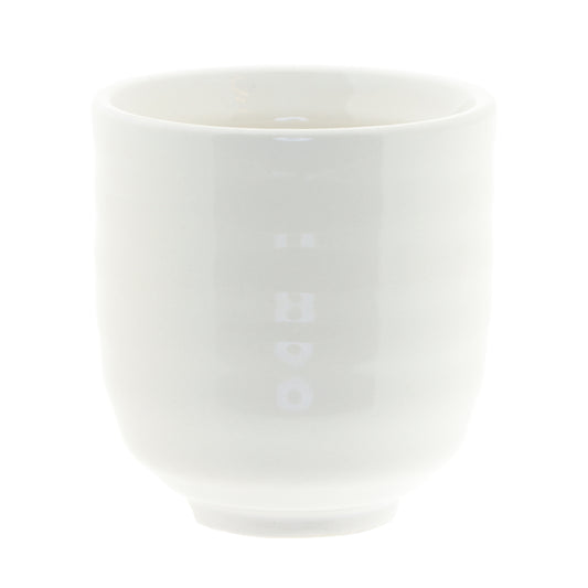 Mini Ribbed Ceramic Planter  D5.5 - White