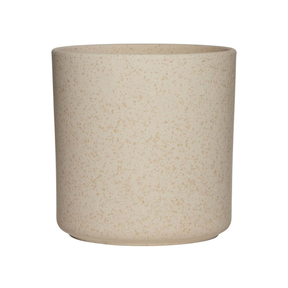 Cylinder Ceramic Pot - Off White - Various Sizes