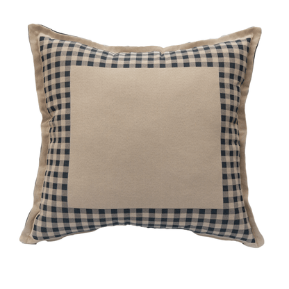 Evo Check - Oxford Finish Cushion - Blue 2