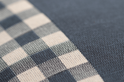Evo Check - Oxford Finish Cushion - Blue 3