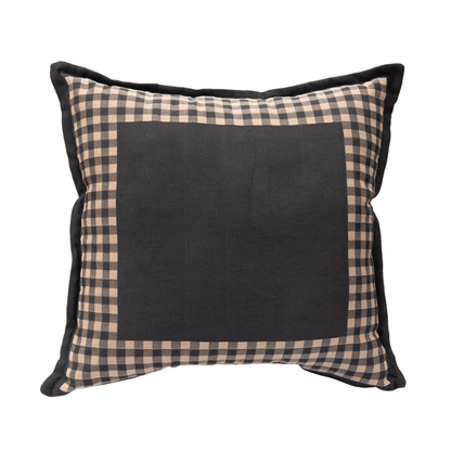 Evo Check - Oxford Finish Cushion - Blue 1