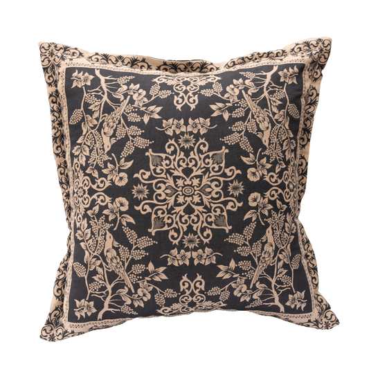 Mynah Bird - Oxford Finish Cushion - Blue 1