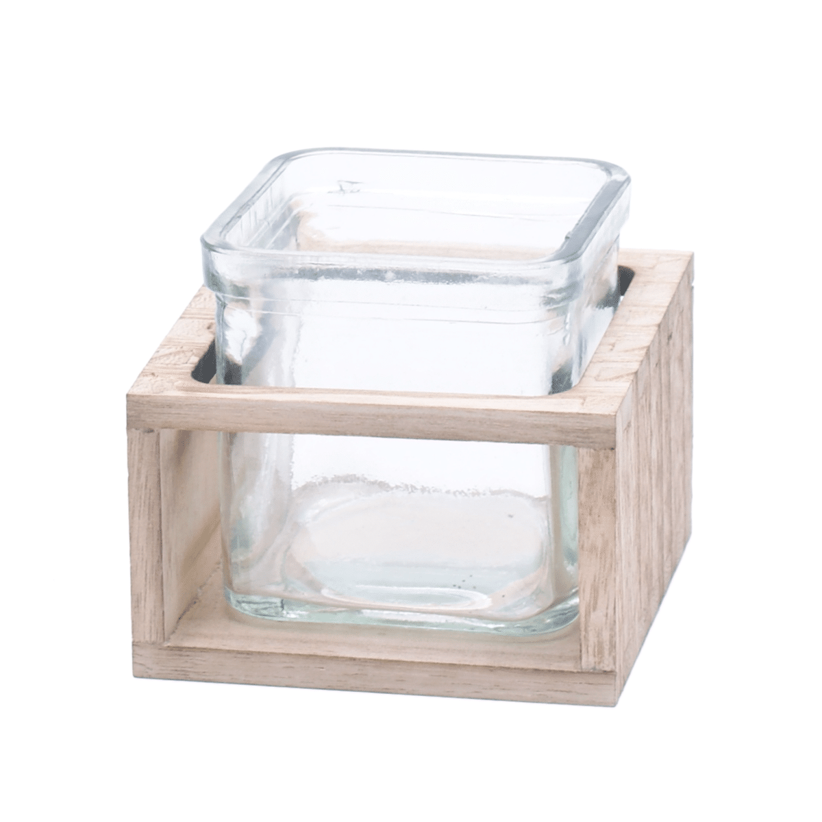 Woody Square Glass - Single - 9cm